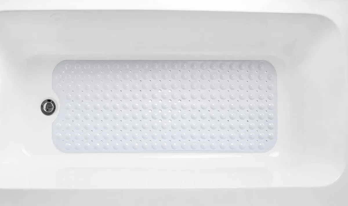 Alfombrilla Antideslizante para baño bañera Extra largas, antimicrobios – Vinilo