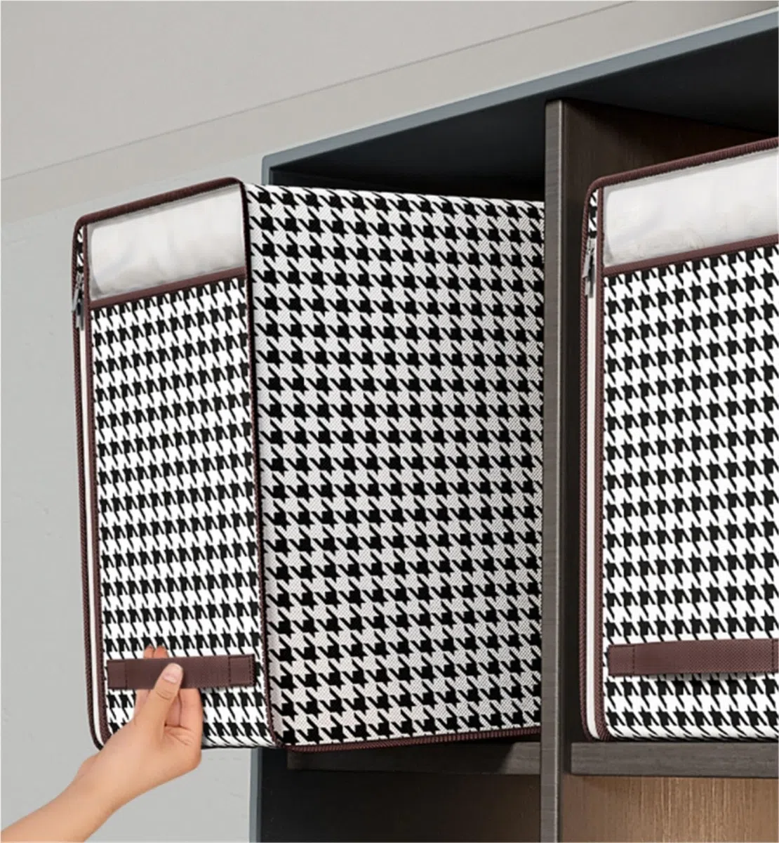 Bolsa de Almacenamiento Bolsa De Almacenamiento De Edredones, Cremallera Doble Plegable For Organizar Ropa, Caja De Almacenamiento De Edredones Bolsa ropa Almacenaje(65x50x30cm)