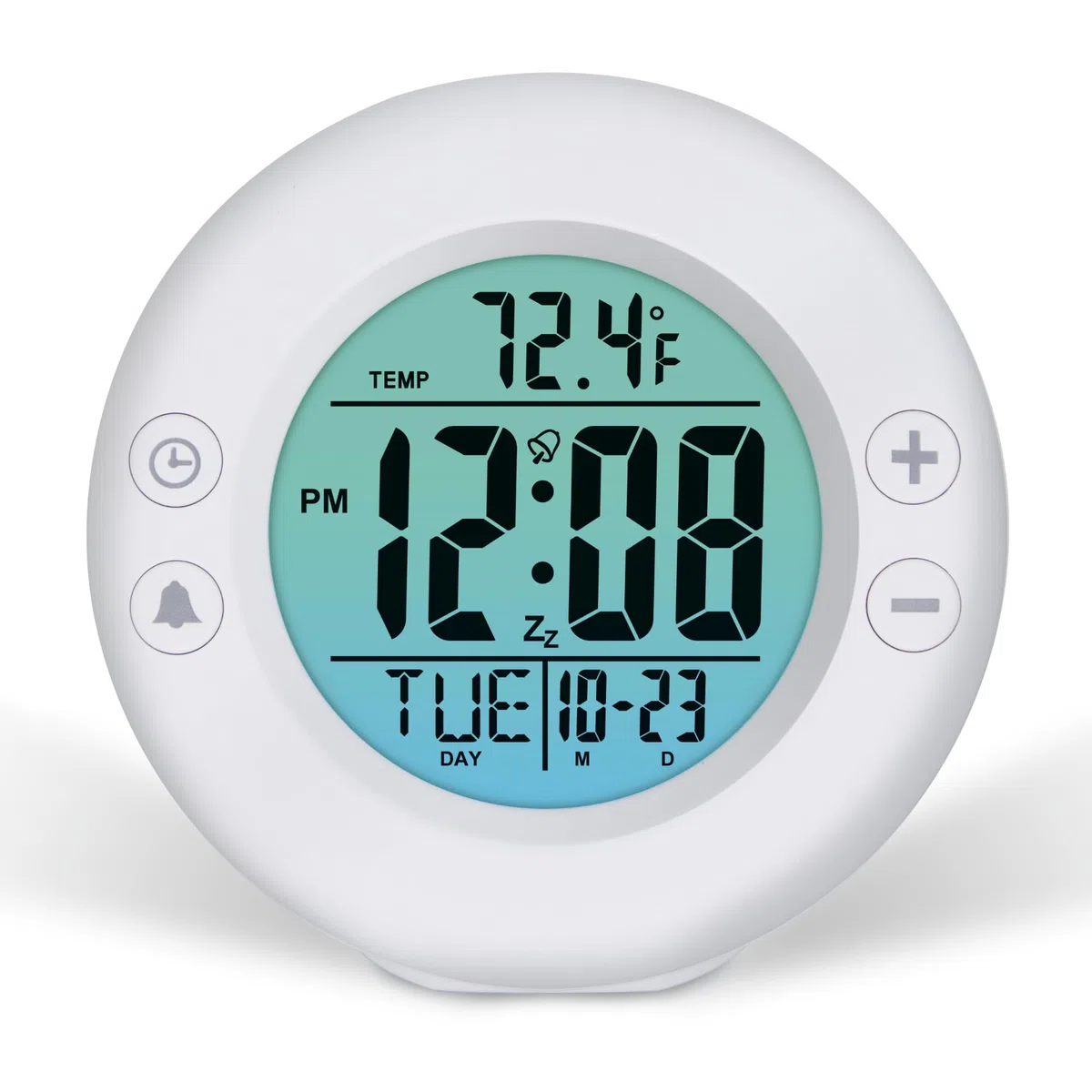 Westclox Reloj despertador blanco