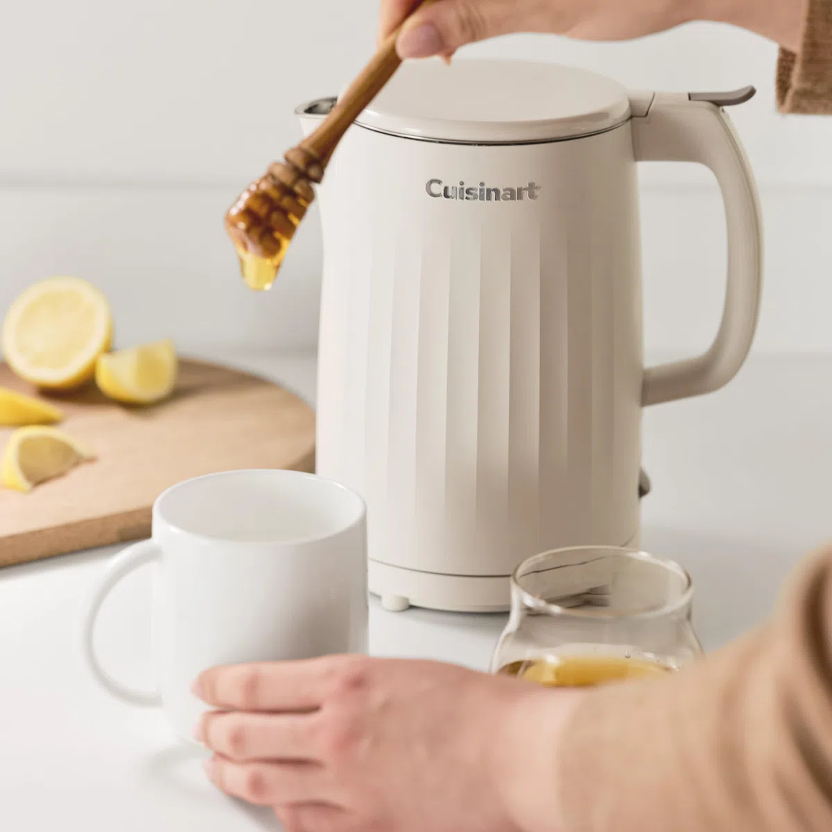 Cuisinart Soho - Hervidor eléctrico de doble pared de 1 litro, trufa