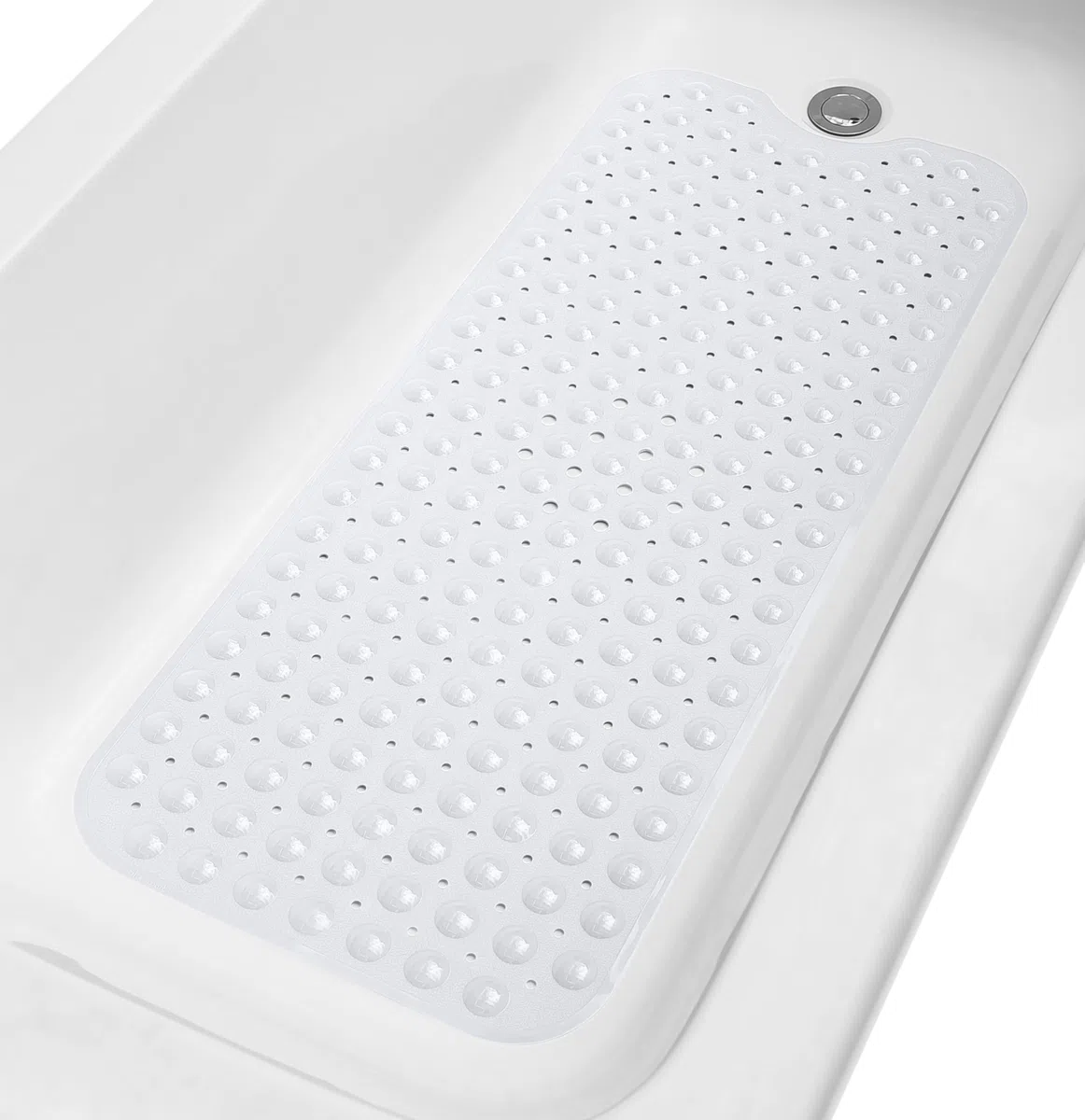Alfombrilla Antideslizante para baño bañera Extra largas, antimicrobios – Vinilo