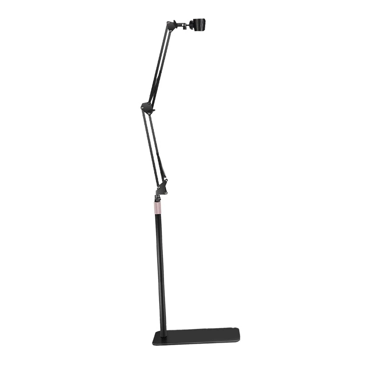 Soporte para Secador de Pelo Lazy Y ángulo Ajustables, Soporte de Suelo para El Hogar, Salón de Belleza, Negro, Individual
