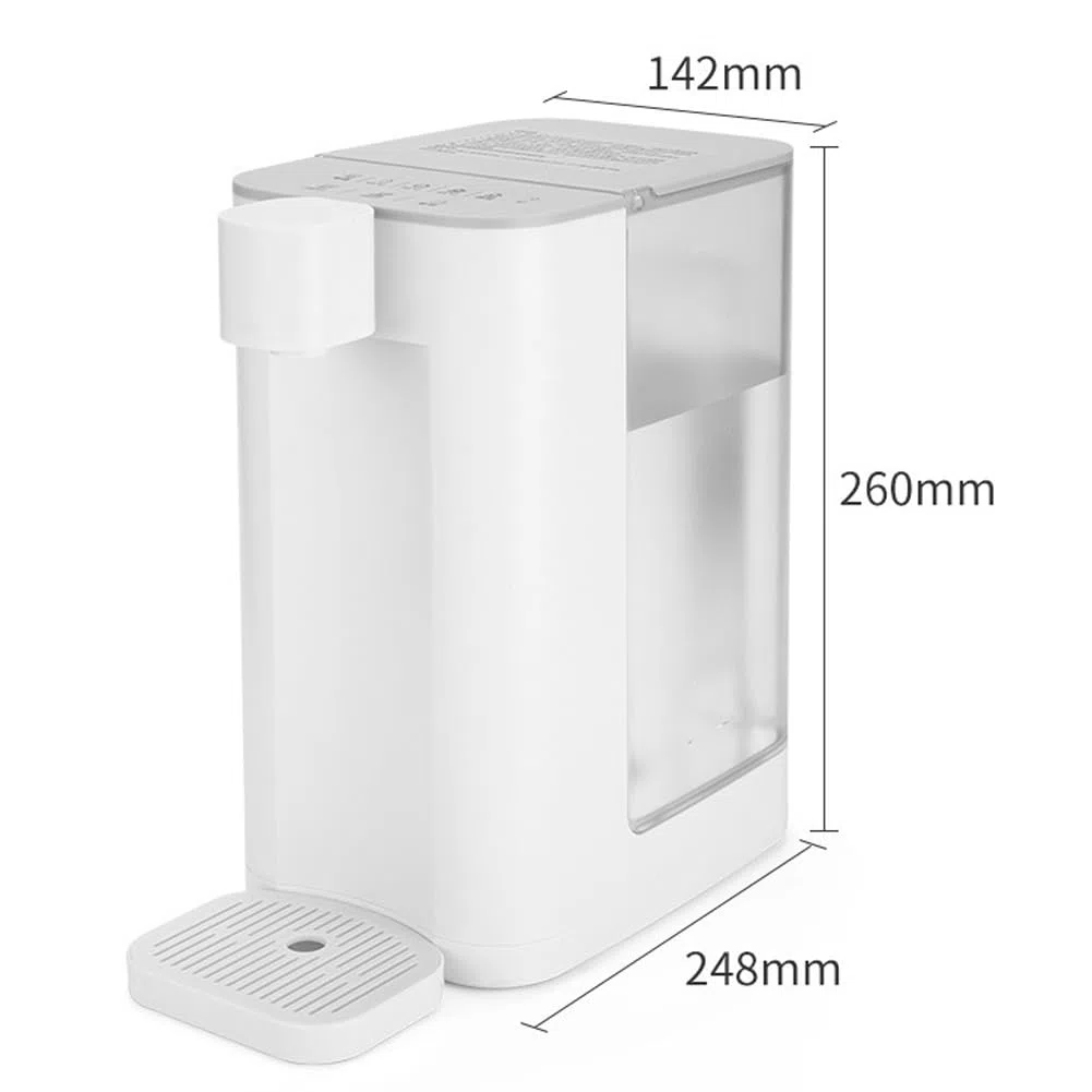 Dispensador de agua caliente instantáneo, mini máquina de agua caliente portátil para oficina y hogar, calentamiento rápido, diseño compacto