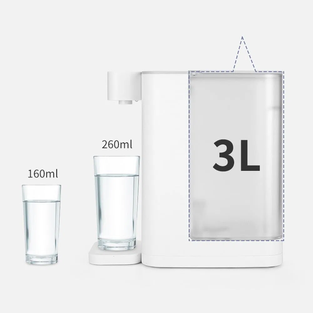 Dispensador de agua caliente instantáneo, mini máquina de agua caliente portátil para oficina y hogar, calentamiento rápido, diseño compacto