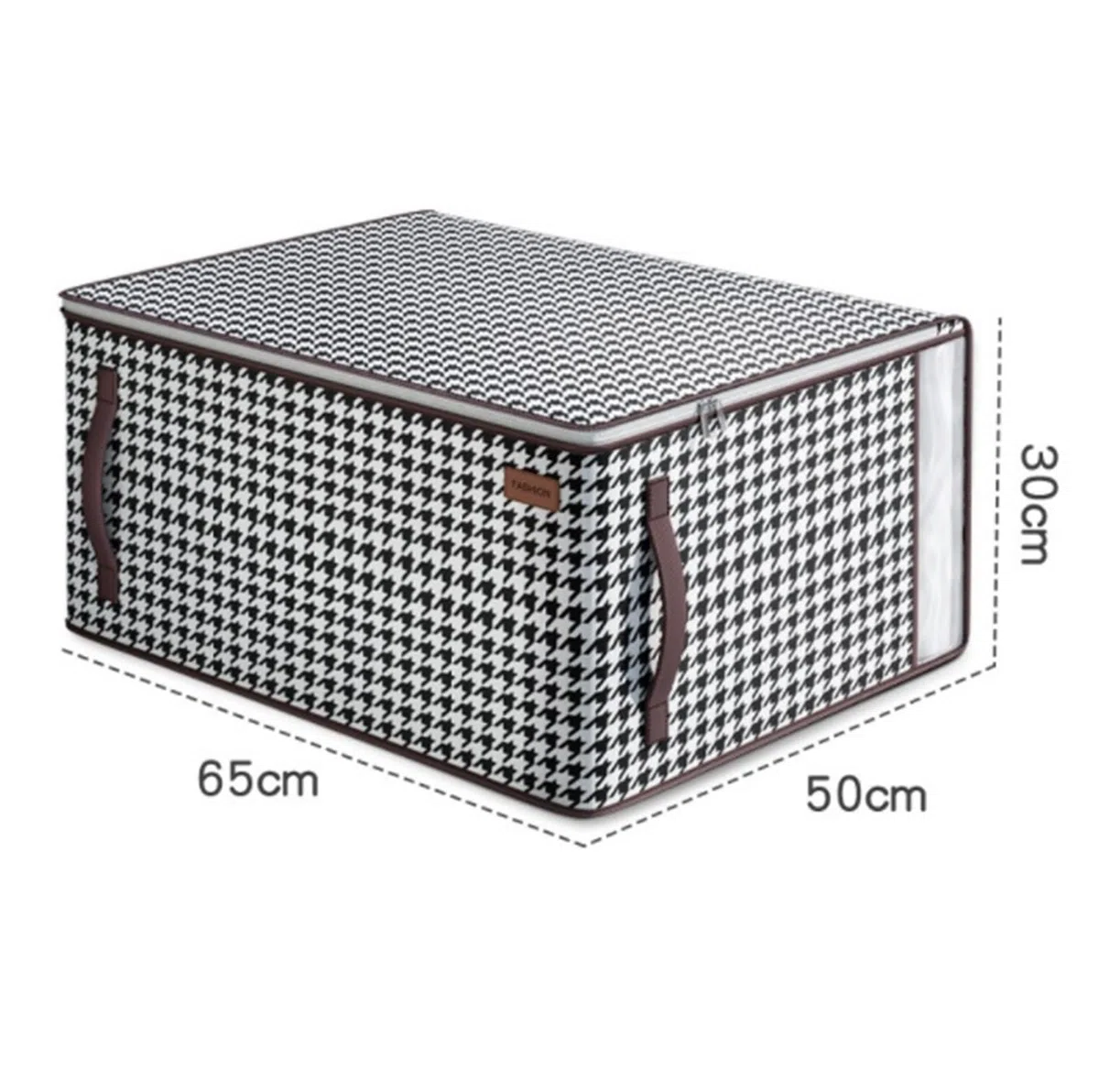 Bolsa de Almacenamiento Bolsa De Almacenamiento De Edredones, Cremallera Doble Plegable For Organizar Ropa, Caja De Almacenamiento De Edredones Bolsa ropa Almacenaje(65x50x30cm)